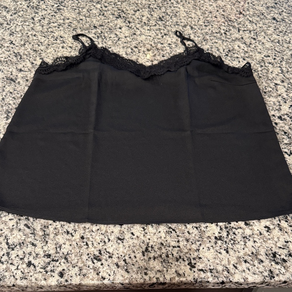 LOFT Silky Lace Trim Cami